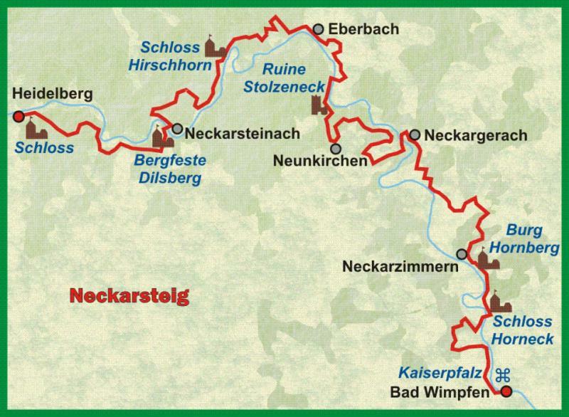 Natur Und Neckarblick Bei Heidelberg Hirschhorn Extérieur photo