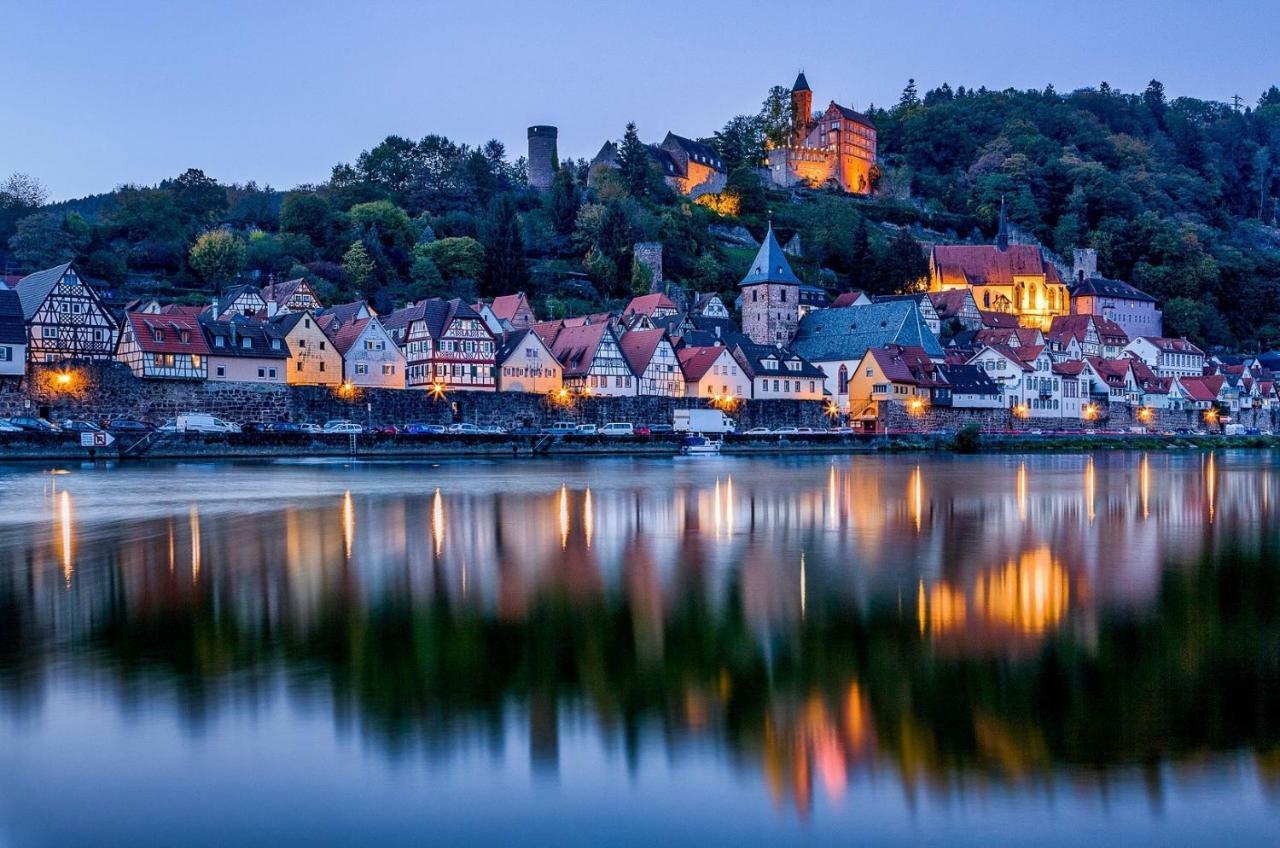 Natur Und Neckarblick Bei Heidelberg Hirschhorn Extérieur photo